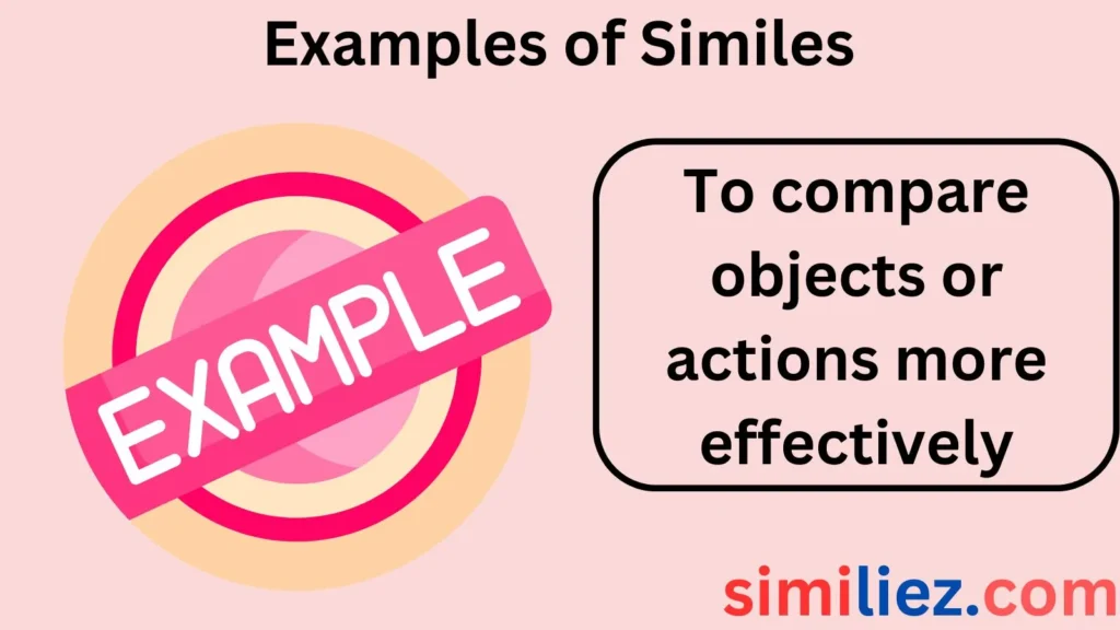 25+100 Examples of Similes for Students