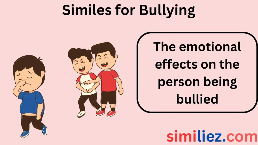 25+ Similes for Bullying: Expressing the Impact with Nuance