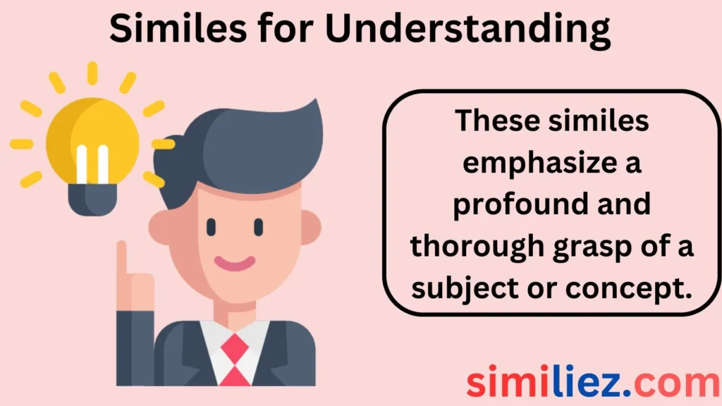 10+ Similes for Understanding: Expressing Clarity and Insight