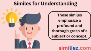 Read more about the article 10+ Similes for Understanding: Expressing Clarity and Insight