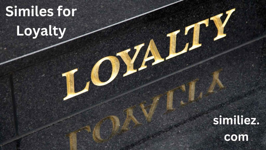 15+ Similes for Loyalty