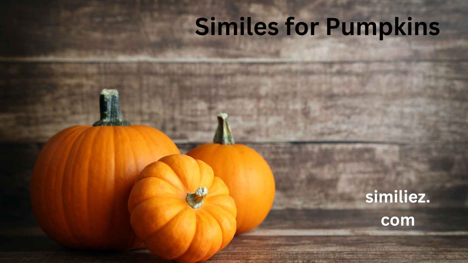 You are currently viewing 25+ Similes for Pumpkins