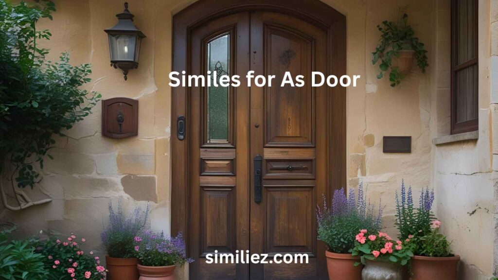 10+ Similes for As Door: Creative and Versatile Expressions for Every Context