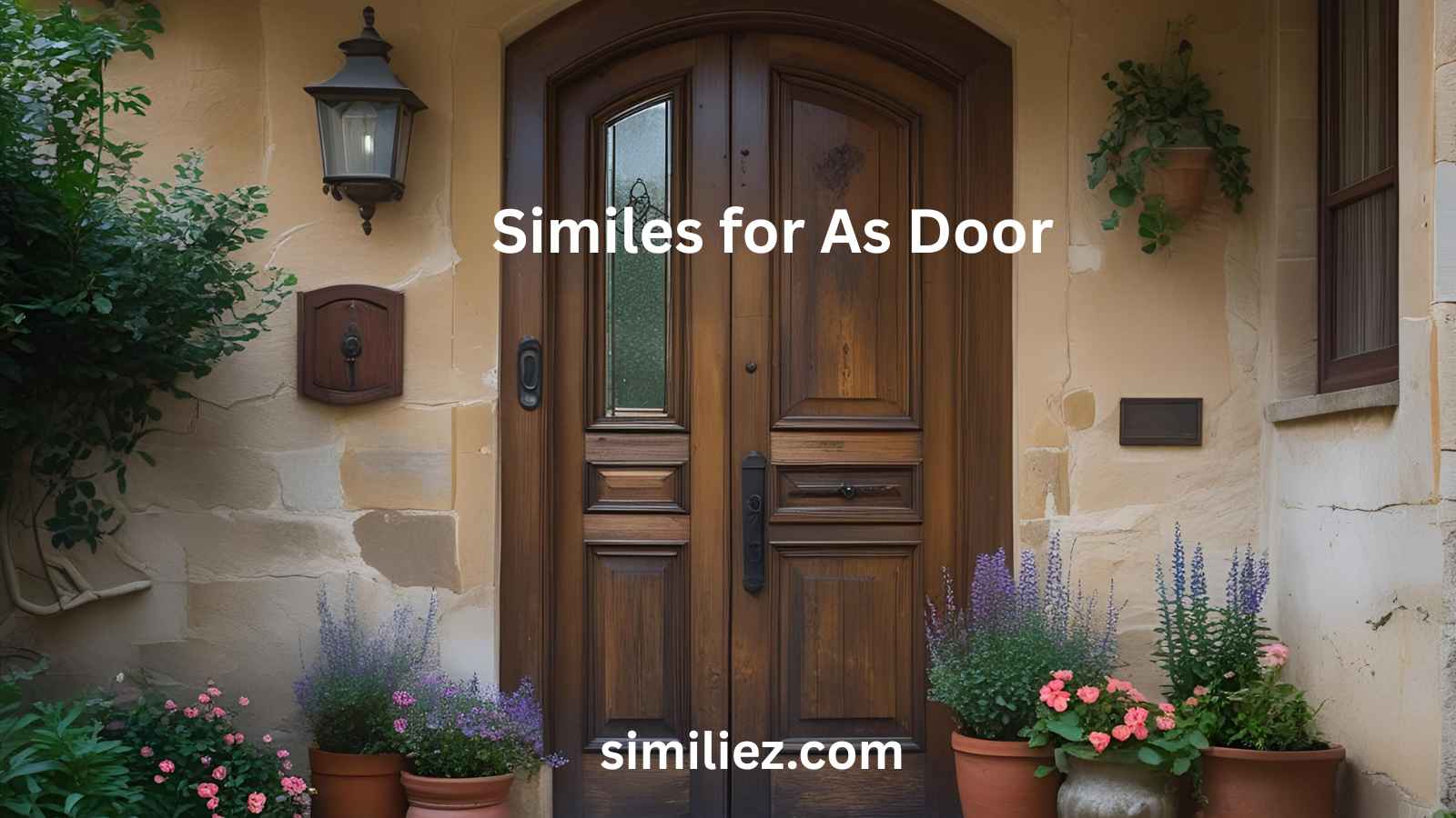 Read more about the article 10+ Similes for As Door: Creative and Versatile Expressions for Every Context